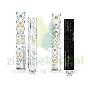 Papier Alchemy Of Art paski z elementami do wycinania Wild Adventures