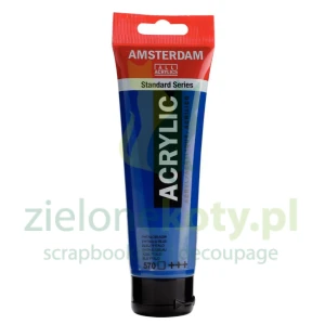 Farba akrylowa Amsterdam Phthalo Blue 120ml niebieska transparentna
