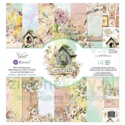 Zestaw papierów do scrapbookingu 30x30 Prima Marketing Among The Wildflowers
