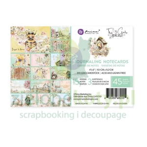Zestaw papierów Prima Marketing Among The Wildflowers Journaling Notecards 10x15cm