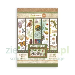 Zestaw papierów samoprzylepnych Stamperia Washi All Around A5 
