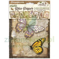 Papier ryżowy decoupage Stamperia A6 / 8szt All Around 
