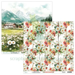 Papier do scrapbookingu 30x30 Mintay Summer Highlands 05 góry