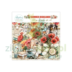 Zestaw dodatków Die Cuts Mintay Man Summer Highland's papierowe elementy 60szt 