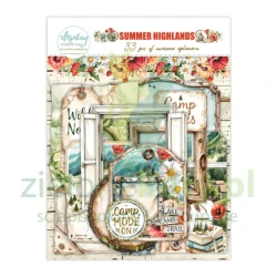 Zestaw dodatków Die Cuts Mintay Man Summer Highland's etykietki i tagi 27szt.