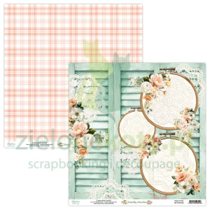 Papier do scrapbookingu 30x30 Mintay Family Stories 01