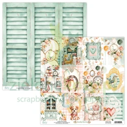 Papier do scrapbookingu 30x30 Mintay Family Stories 06