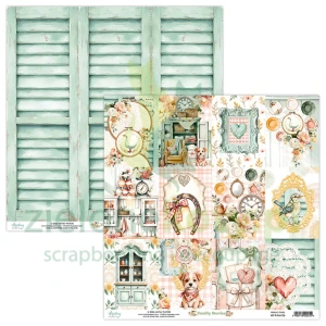 Papier do scrapbookingu 30x30 Mintay Family Stories 06