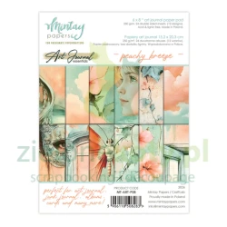 Zestaw papierów do scrapbookingu 15x20cm Mintay Art Journal Peachy Breez