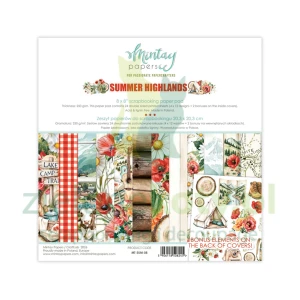 Zestaw papierów do scrapbookingu 20x20 Mintay Summer Highlands