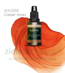 Tusz alkoholowy Scrapego Copper Money czerwony