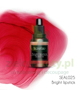 Tusz alkoholowy Scrapego Bright Lipstic czerwony 