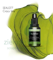 Tusz alkoholowy Scrapego Crazy Lime zielony