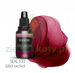 Tusz alkoholowy Scrapego Wild Orchid czerwony bordowy
