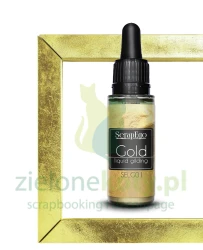 Płyn / farba do złoceń Scrapego Liquid Metal Leaf Gold 30ml złota