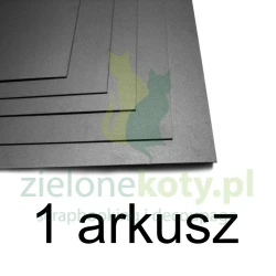 Plastik do tuszów alkoholowych Scrapego A4 / 1szt. czarny