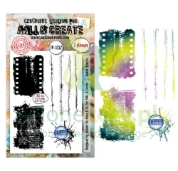 Stempel akrylowy AALL & CreateSewn Sparks przeszycia klisza
