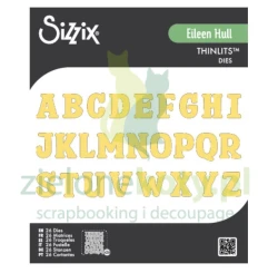 Wykrojnik Sizzix Thinlits Eileen Hull Nora Alphabet litery