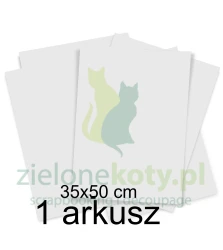 Papier syntetyczny do tuszów alkoholowych ScrapEgo 35x50 cm / 1szt. 