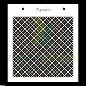 Szablon maska Agateria 14x15 cm koronka oczka