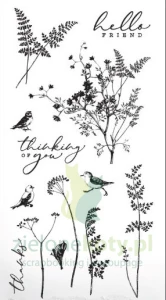 Stempel Arden Creative Studio Fine Ferns łąka gałązki trawy paproć