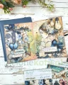 Zestaw papierów do scrapbookingu 15x20cm Mintay Art Journal Blue Portraits 1.jpg