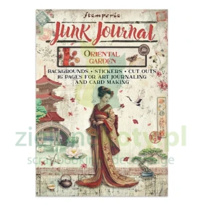 Zestaw papierów do scrapbookingu i dodatków Junk Journal Stamperia Oriental Garden