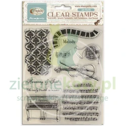 Stempel Stamperia Symphony instrumenty nuty