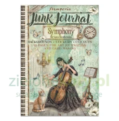 Zestaw papierów do scrapbookingu i dodatków Junk Journal Stamperia Symphony