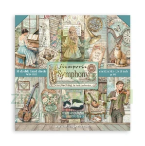Zestaw papierów do scrapbookingu 30x30 StamperiaSymphony 