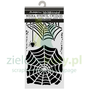 Szablon maska Stamperia 3D 12x25cm Stamperia pajęczyny