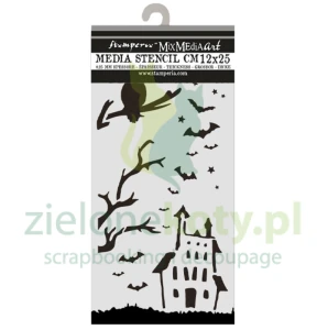 Szablon maska Stamperia 3D 12x25cm Stamperia nawiedzony dom