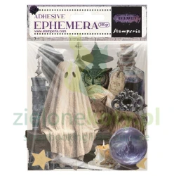 Dodatki papierowe die-cuts Stamperia Ephemera Halloween samoprzylepne 