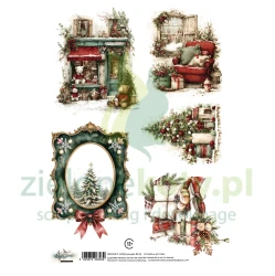 Papier ryżowy Alchemy Of Art A4 The Magic of December motywy świąteczne
