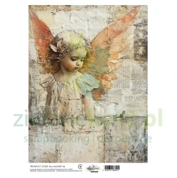 Papier ryżowy Alchemy Of Art A4 Angel Anioł 
