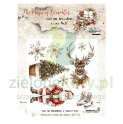 Transfer Rub-On Alchemy of Art The Magic of December 3 arkusze