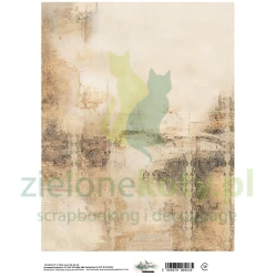 Papier ryżowy Alchemy Of Art A4 In the Library tło vintage