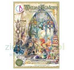 Zestaw papierów do scrapbookingu i dodatków Junk Journal & Ephemera Book Ciao Bella Wizard Academy