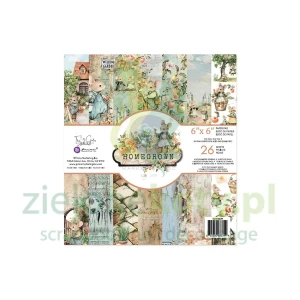 Zestaw papierów do scrapbookingu 15x15 Prima Marketing Homegrown myszki