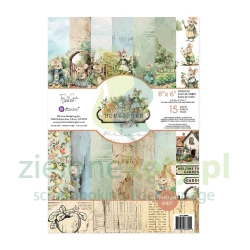 Zestaw papierów do scrapbookingu 15x20 Prima Marketing Homegrown myszki