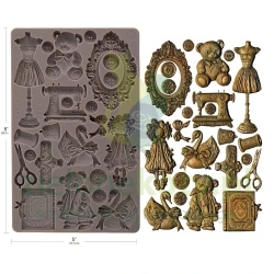 Forma foremka silikonowa Prima Buttons & keepsakes szycie vintage