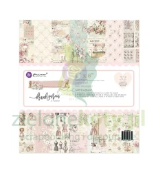 Zestaw papierów do scrapbookingu 15x15 Prima Marketing Buttons & Keepsakes