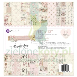 Zestaw papierów do scrapbookingu 30x30 Prima Marketing Buttons & Keepsakes