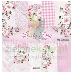 Zestaw papierów do scrapbookingu 30x30 ScrapAndMe Lovely Day IN PINK