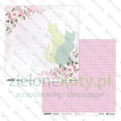 Papier do scrapbookingu 30x30 ScrapAndMe Lovely Day IN PINK 03/04