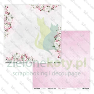 Papier do scrapbookingu 30x30 ScrapAndMe Lovely Day IN PINK 09/10