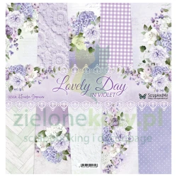Zestaw papierów do scrapbookingu 30x30 ScrapAndMe Lovely Day IN VIOLET