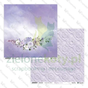 Papier do scrapbookingu 30x30 ScrapAndMe Lovely Day IN VIOLET 01/02