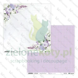 Papier do scrapbookingu 30x30 ScrapAndMe Lovely Day IN VIOLET 03/04