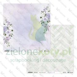 Papier do scrapbookingu 30x30 ScrapAndMe Lovely Day IN VIOLET 05/06